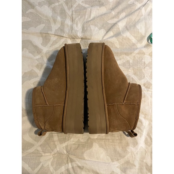 UGG ultra mini platform boot chestnut brown size 8 - Picture 2 of 11